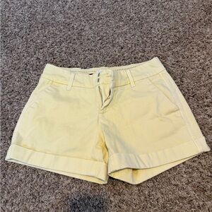 Dear John Light Yellow Women's Shorts